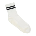 move active crew sporty stripe ivory and black