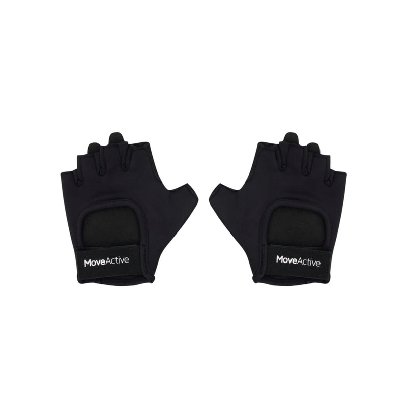 move active grip gloves black