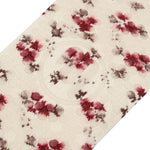 Quarter Crew Grip Socks - Ditsy Floral  (Barre / Pilates)