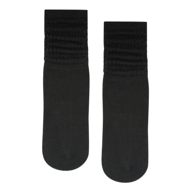 MoveActive Scrunch Non Slip Grip Socks Charcoal 1