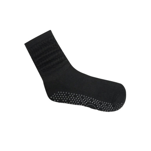 MoveActive Scrunch Non Slip Grip Socks Charcoal 4