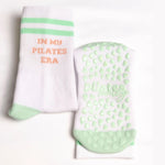 Pilates Honey In My Pilates Era Crew Grip Socks