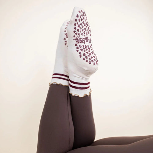 Shop Pilates Honey Grip Socks for Improved Stability and Comfort