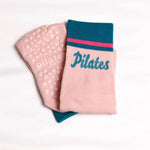 Pilates Honey Bubblegum Pilates Crew Grip Socks 5