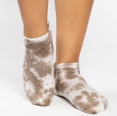 Pointe Studio Dominique Full Foot Grip Sock Taupe