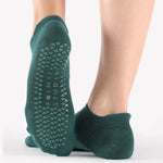 pointe studio union grip socks smokey pine