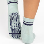 Pointe Studio Varsity Ankle Sky Grip Socks