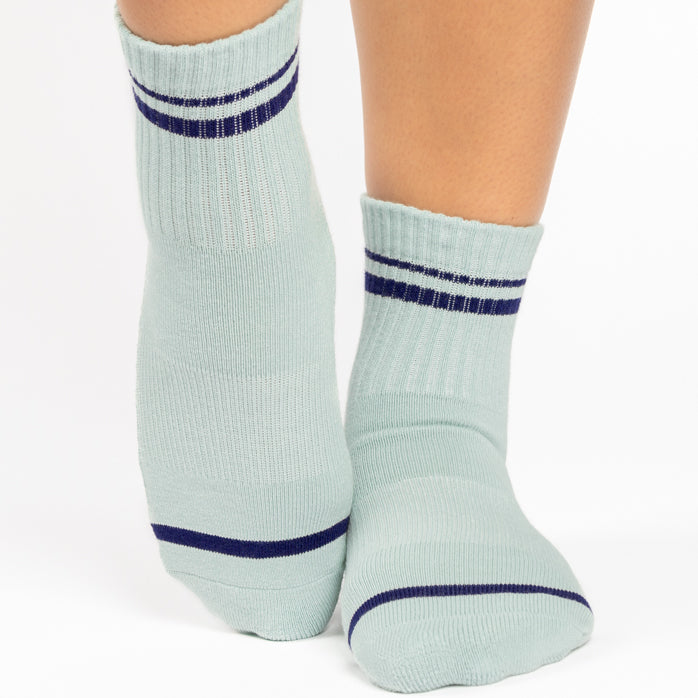 Pointe Studio Varsity Ankle Sky Grip Socks