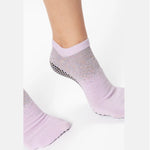 Shashi basic lurex white sparkles grip socks