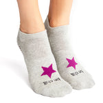 sticky be be chill grip socks heather berry star