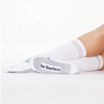 Sticky Be Be Fearless Crew White Starburst Grip Socks 4