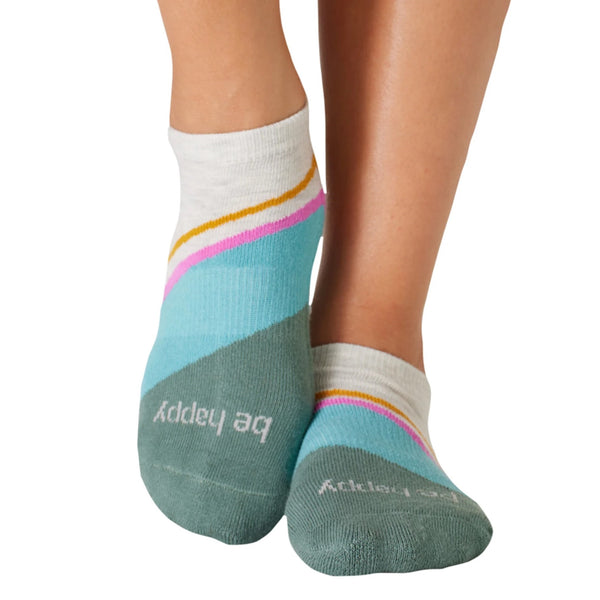 Sticky Be be happy Laila Juniper grip socksA