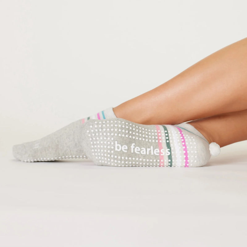 Pom Pom Grip Socks - Be Fearless Olympia  (Barre / Pilates)