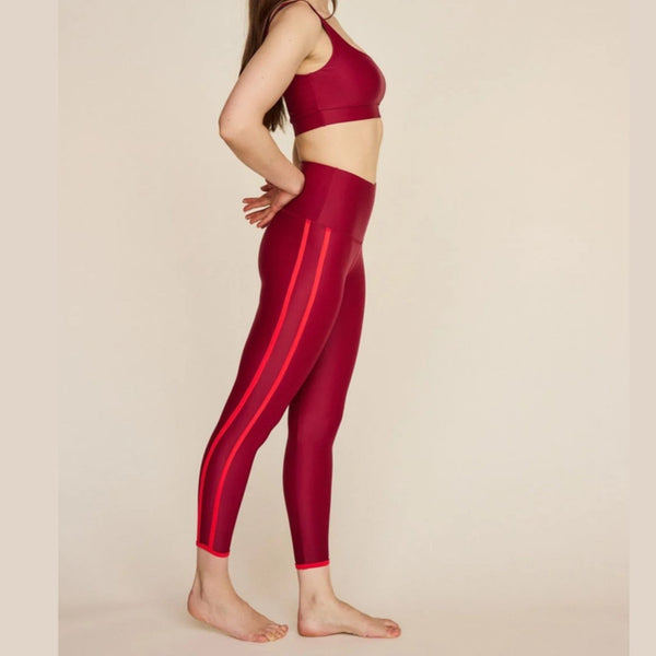 strut this havana ankle maroon leggings