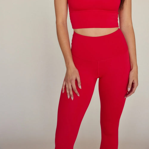 Strut This Scarlett Ankle Leggings Cherry