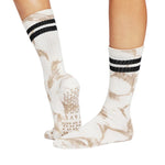 tavi active kai camel tie dye grip socks