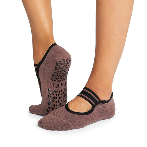 IVAR Yoga Socks for Women Non-Slip Grips & Straps, Ideal for Pilates, Pure  Barre, Ballet