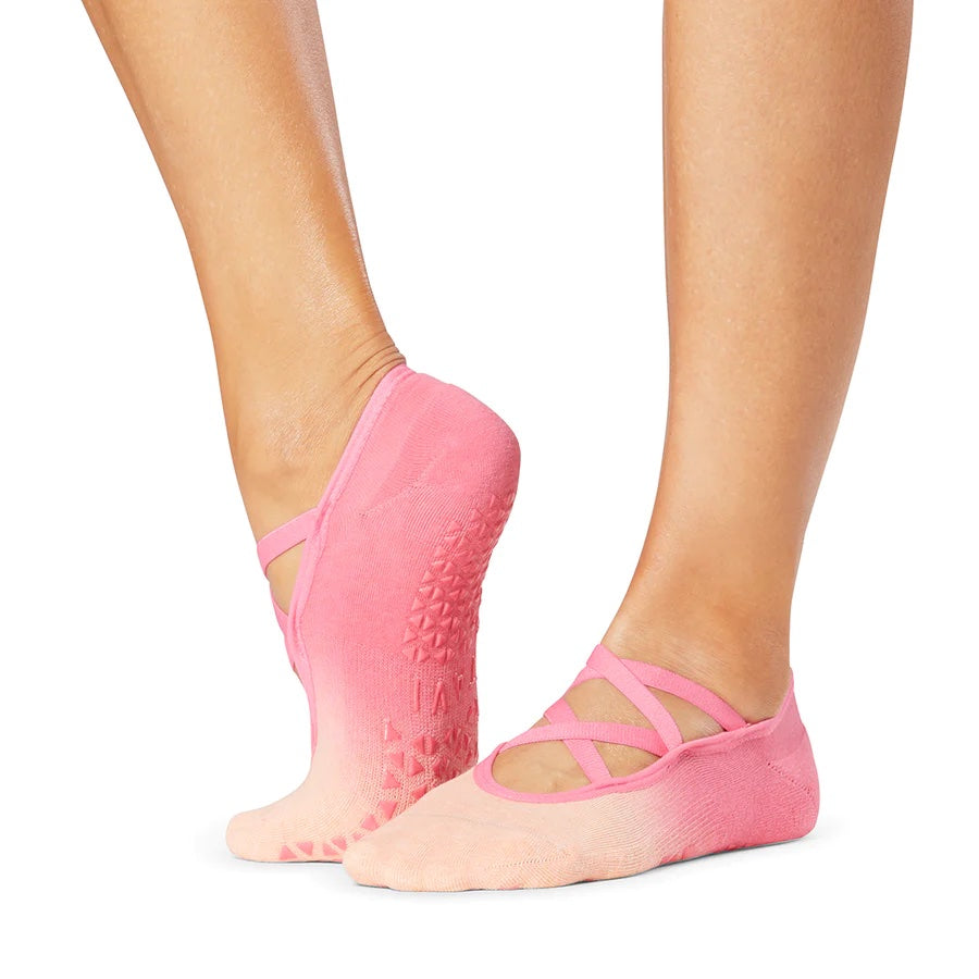 TAVI Barbie Grip Savvy Socks for Barre, Pilates, and Yoga Size Medium W  8.5-10.5