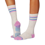 tavi kai paradise navy crew grip socks