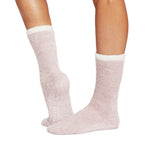 tavi lounge soft blush grip socks