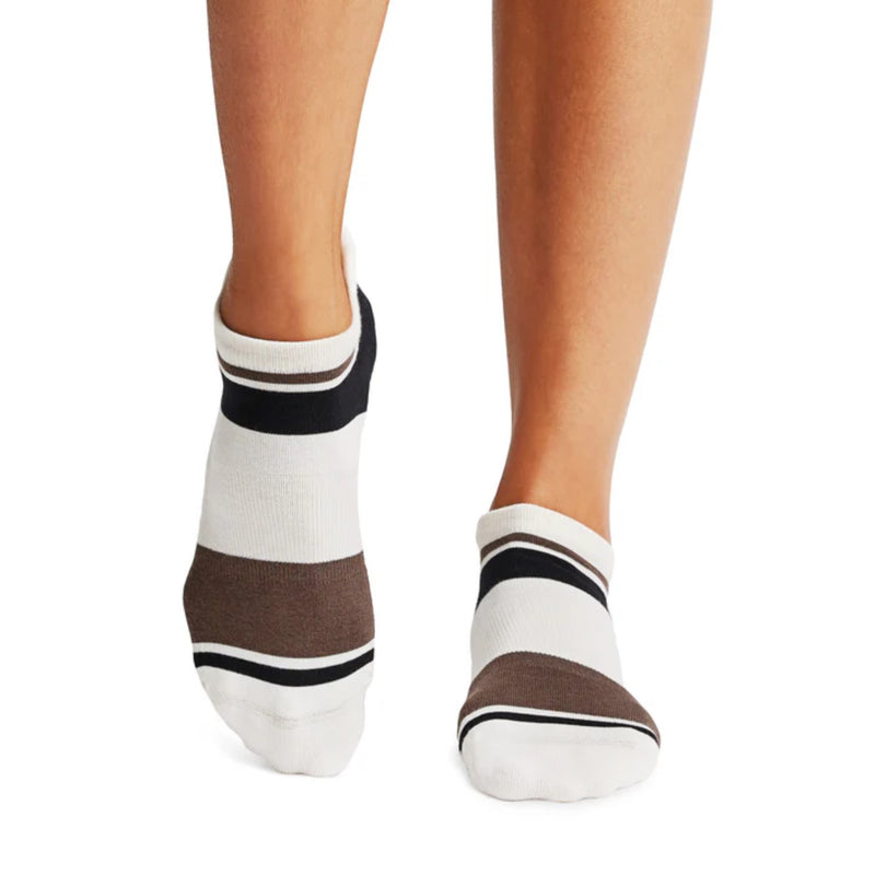 Tavi Savvy Grip Socks Cream Block