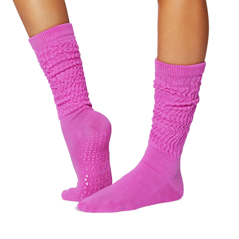 tavi stacy pink paradise grip socks