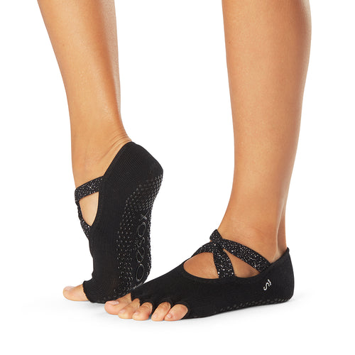 Toesox Women's Purple Low Rise Full Toe Grip Socks 37172 Size