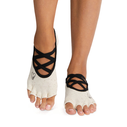 ToeSox Tavi Noir Maddie Grip Barre Sock Bare Twinkle T03426 - Free