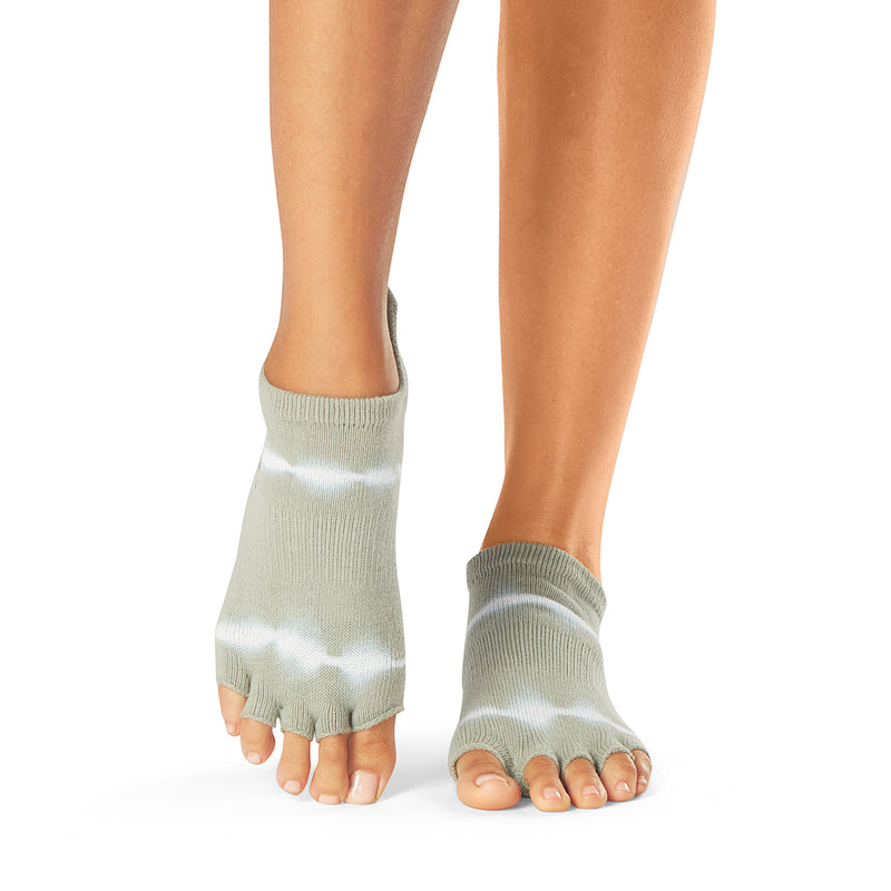 Buy wholesale ToeSox Low Rise Half Toe Women's Yoga Socks - Aqua