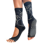 Tucketts Crew Allegro Grip Socks Ella Midnight