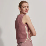 Varley Delaney knit woodrose vest