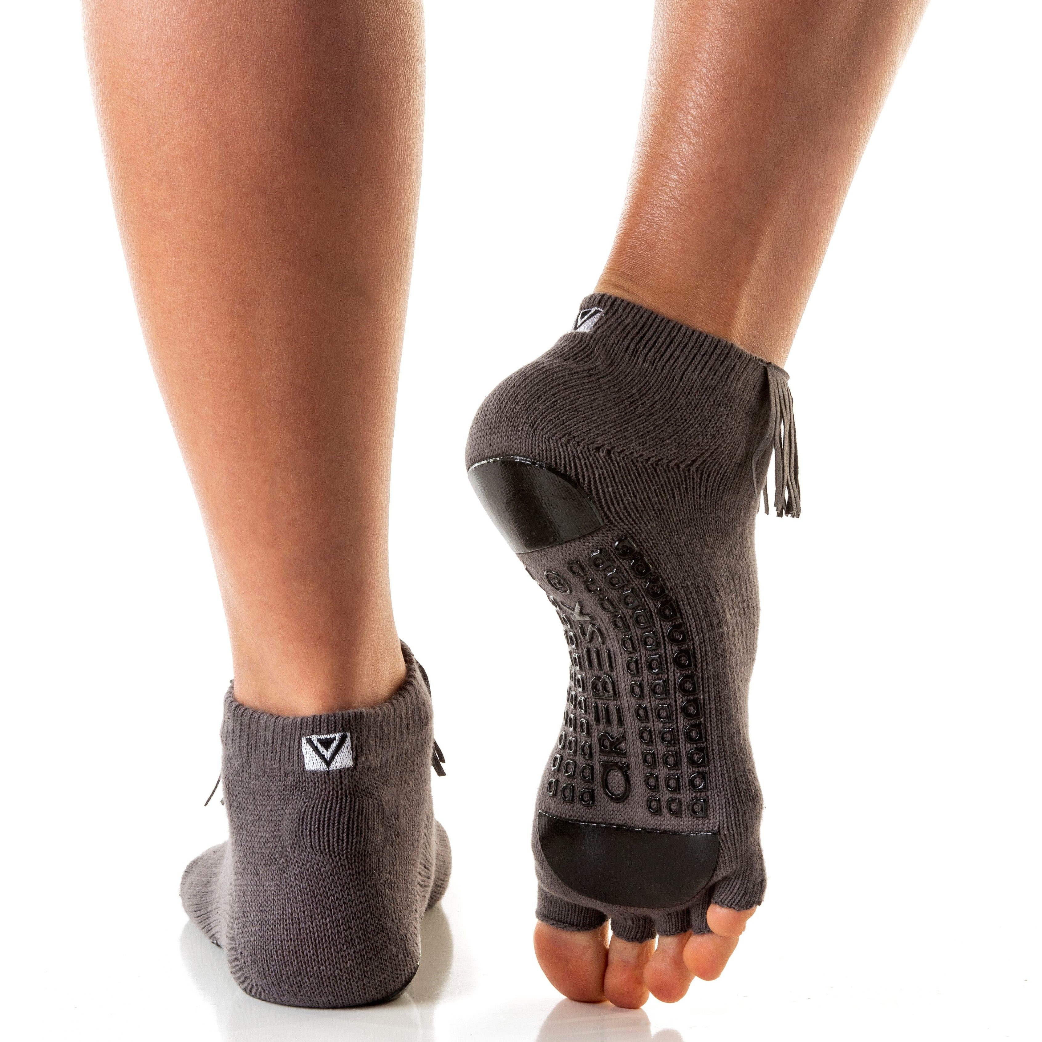 Pilates + Barre + Yoga Grip Socks // Arebesk Fishnet Toe Sock in Leopa –  SIMPLYWORKOUT