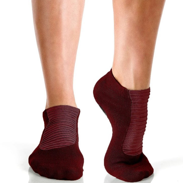 Arebesk Moto Grip Socks - Burgundy