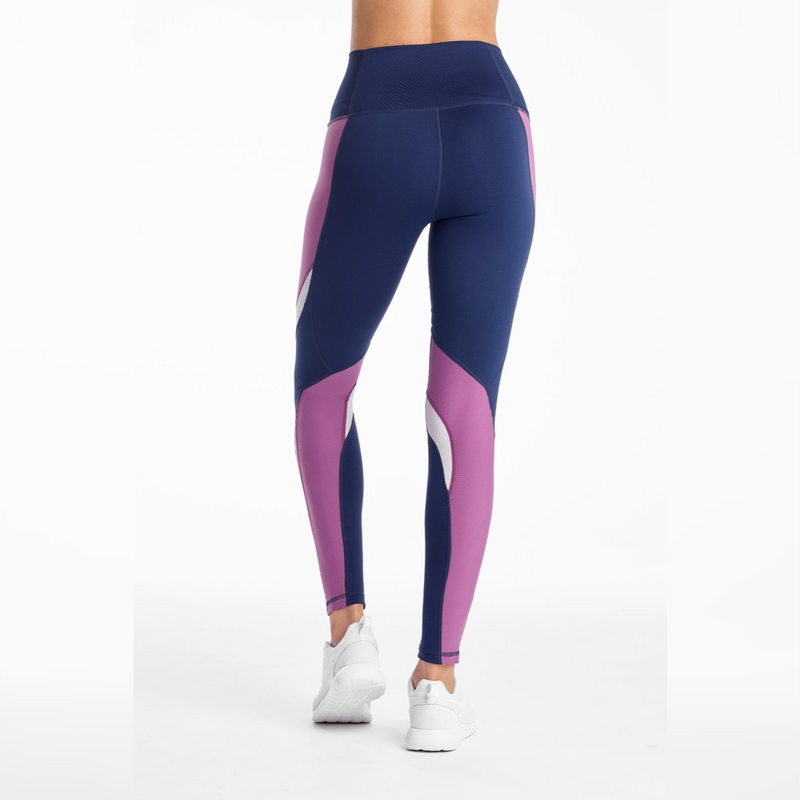 Grip-x Color Block Women Tights Activewear LeggingsNon-Transparent High  Rise Stretchable Ankle Length