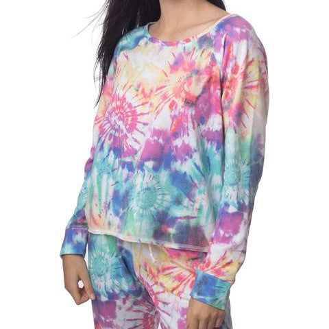 Rainbow Tie Dye Sweatshirt - Emily Hsu - simplyWORKOUT – SIMPLYWORKOUT