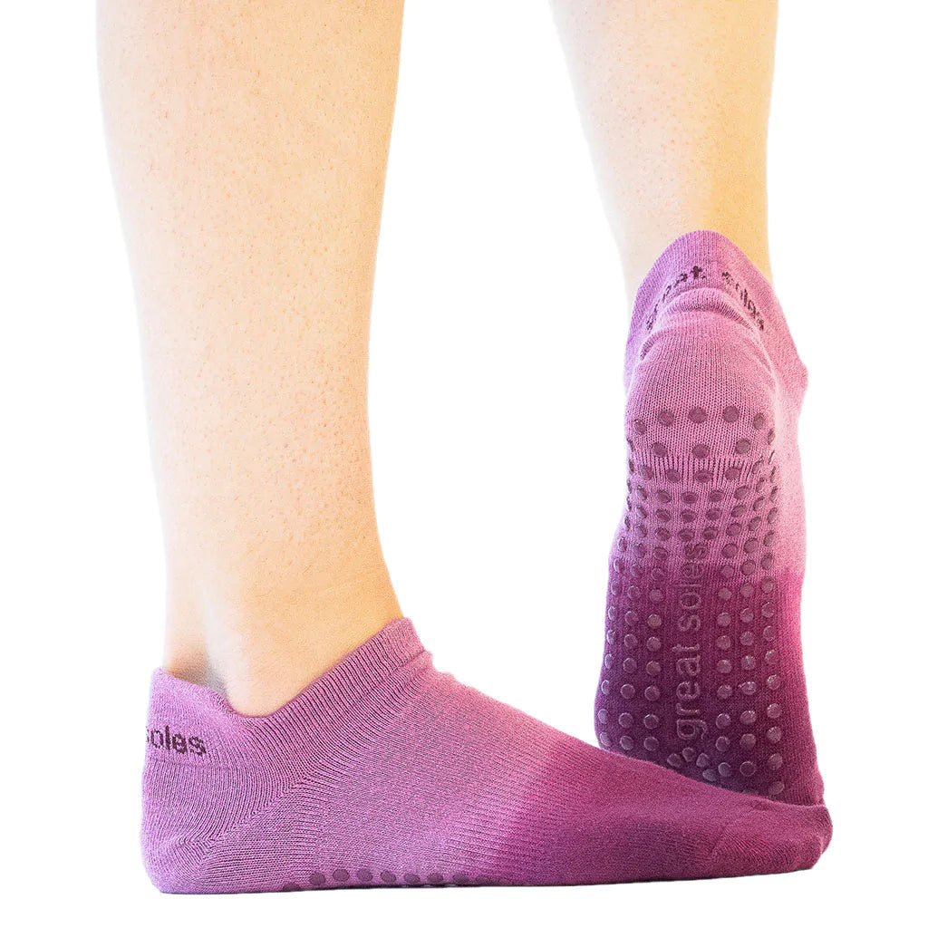 Yoga Pilates Non-Slip Grip Socks For Men & Women - Brilliant