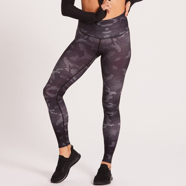 Niyama Sol Camo Barefoot Leggings Midnight