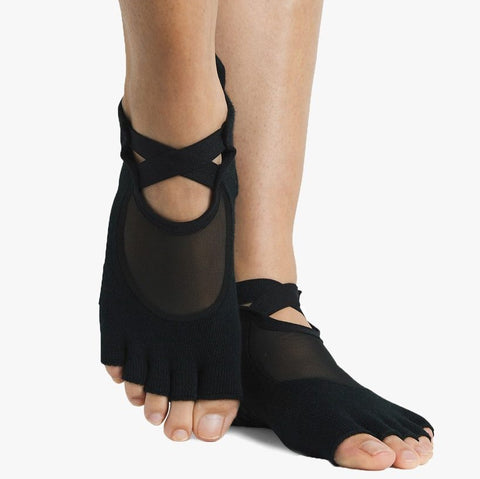 Womens Clean Cut Toeless Grip Socks - Accessories