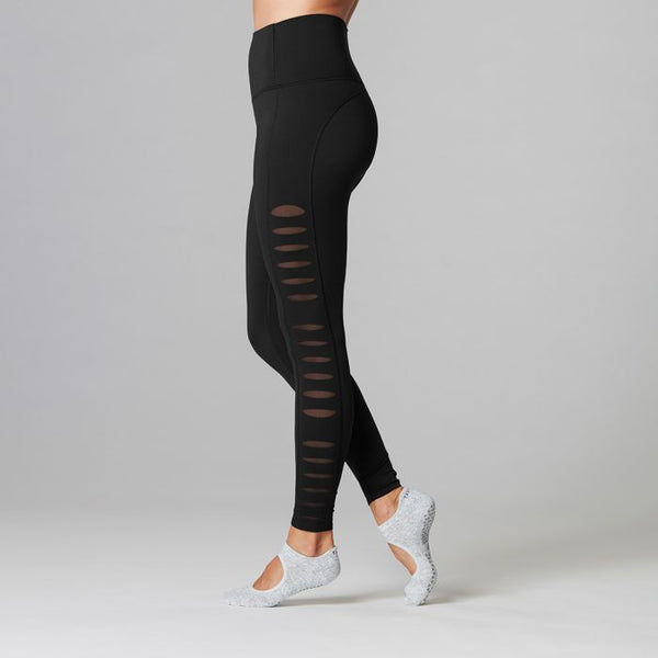 Tavi Noir Laser Cut Leggings - Ebony