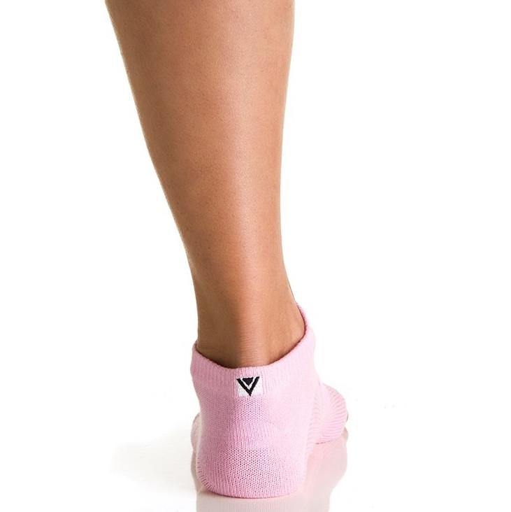Pilates + Barre + Yoga Grip Socks // Arebesk Fishnet Toe Sock in