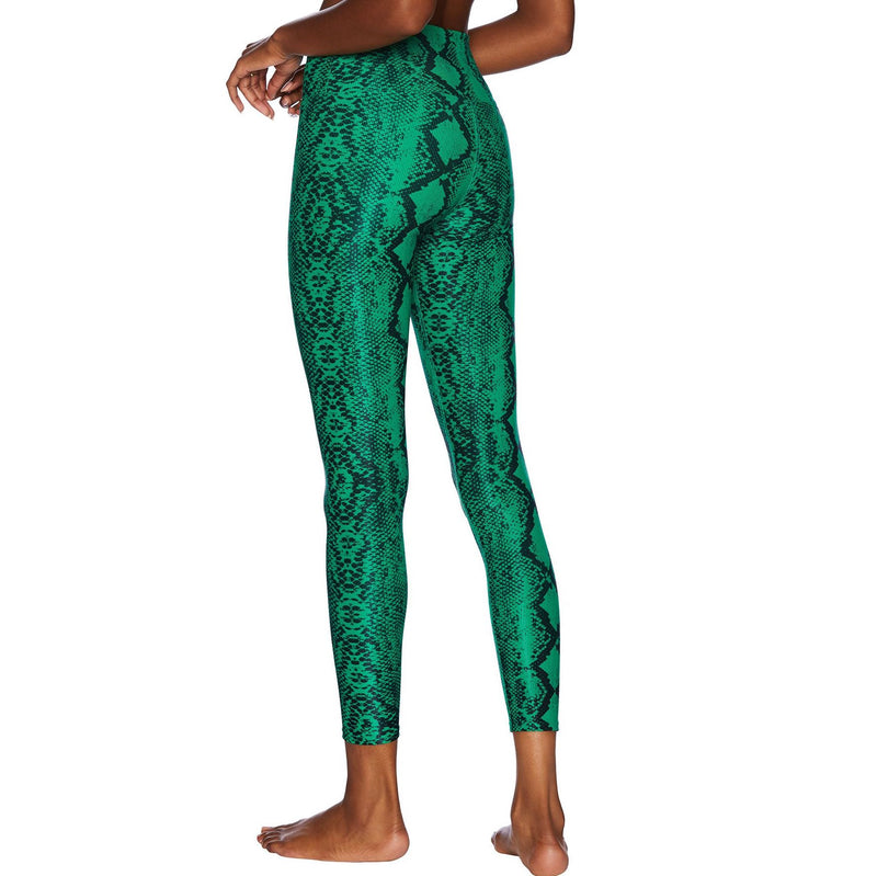 Bright lime green Beach Riot leggings by A Lady Goes West - A Lady Goes West