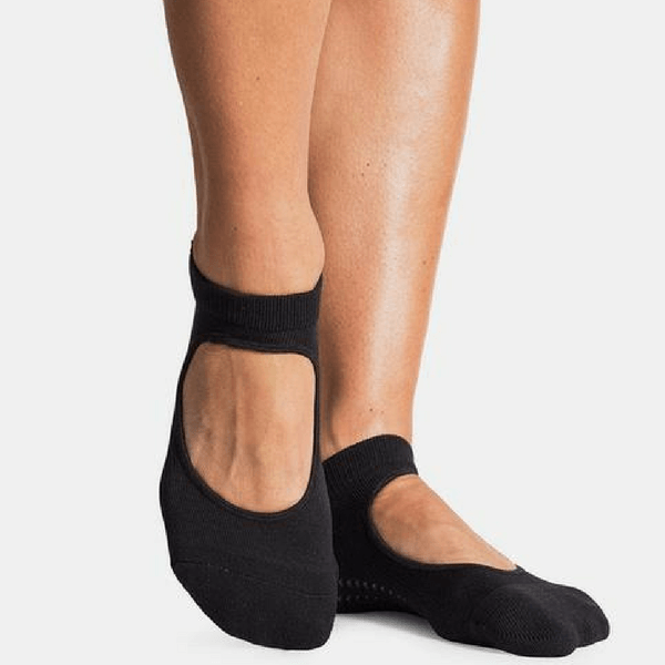 Kate Spade Barre Sock Yoga Workout No Show Socks TWO PAIRS Black One Size  Set