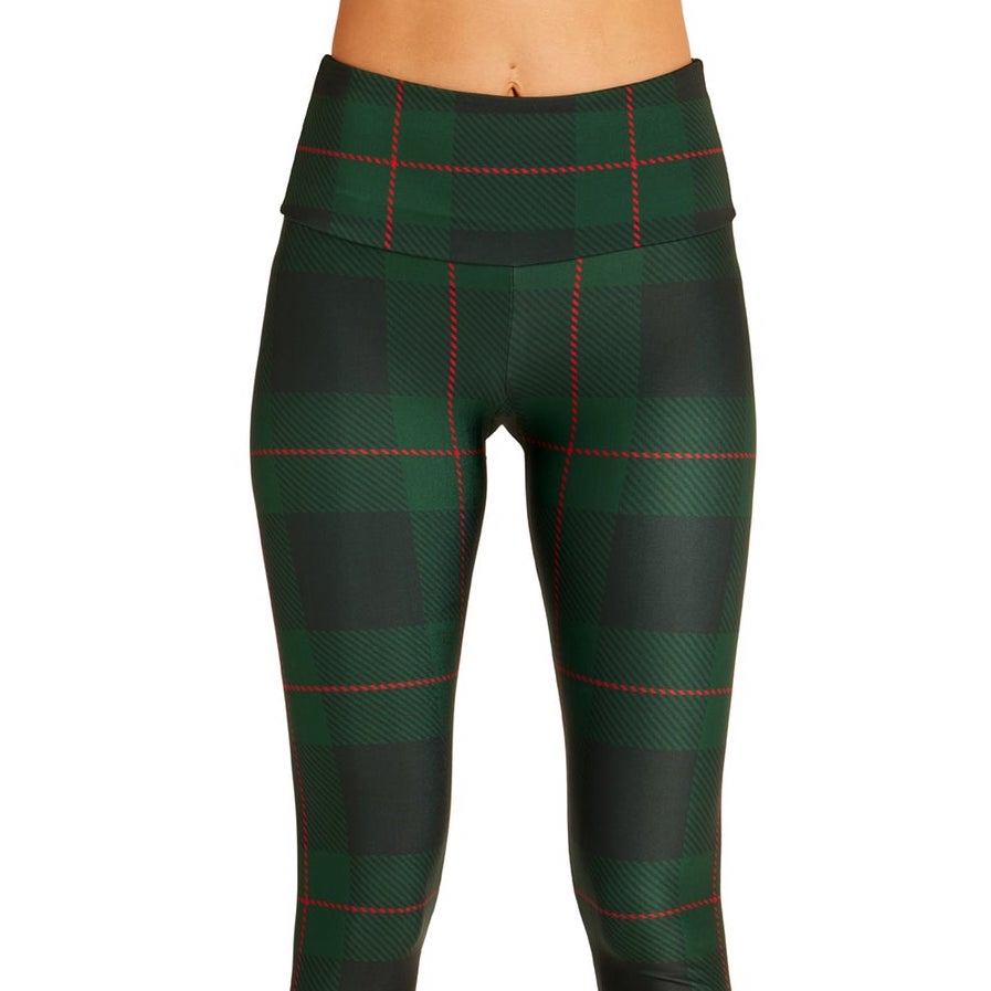Classic Green Plaid Leggings by Goldsheep - SimplyWORKOUT
