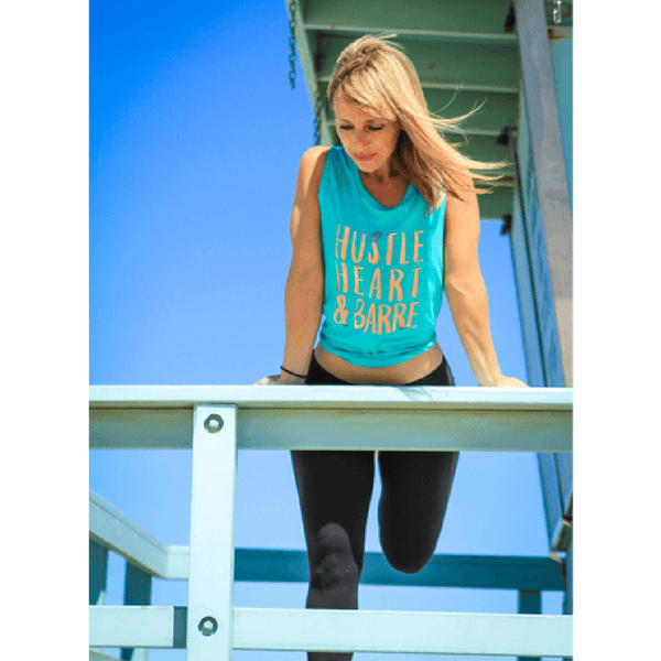 move and movie hustle and heart barre tank