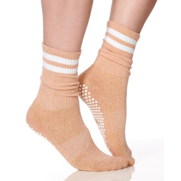 Lucky Honey The Dad Grip Sock - Rose Gold