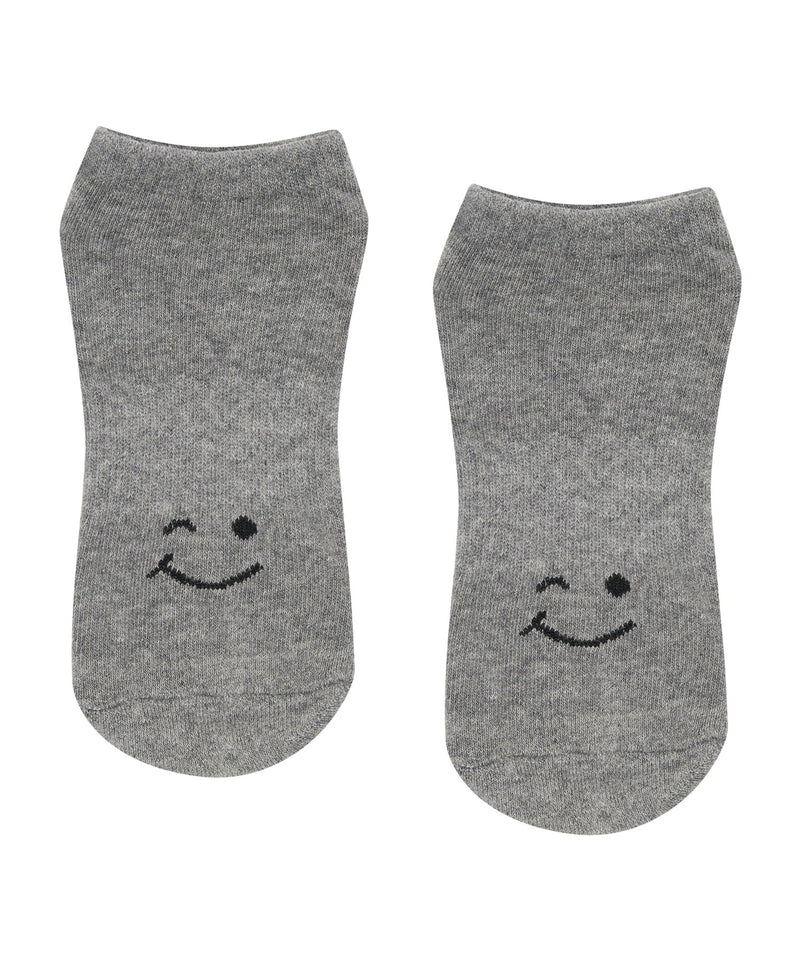 Be Happy Mary Jane Stone Grip Socks - Sticky Be - simplyWORKOUT –  SIMPLYWORKOUT
