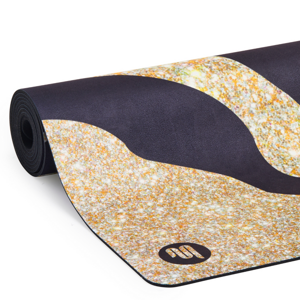 move active yoga mat Midas gold and black