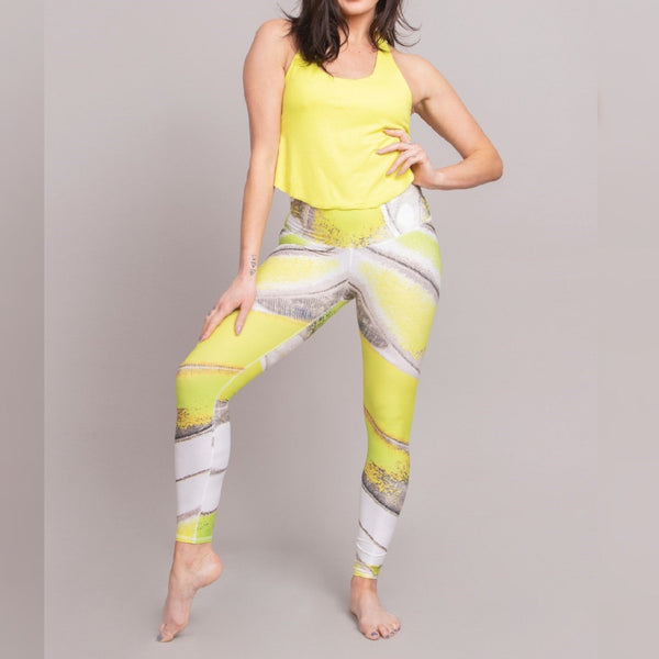 Niyama Sol Neon Flutter Barefoot Leggings