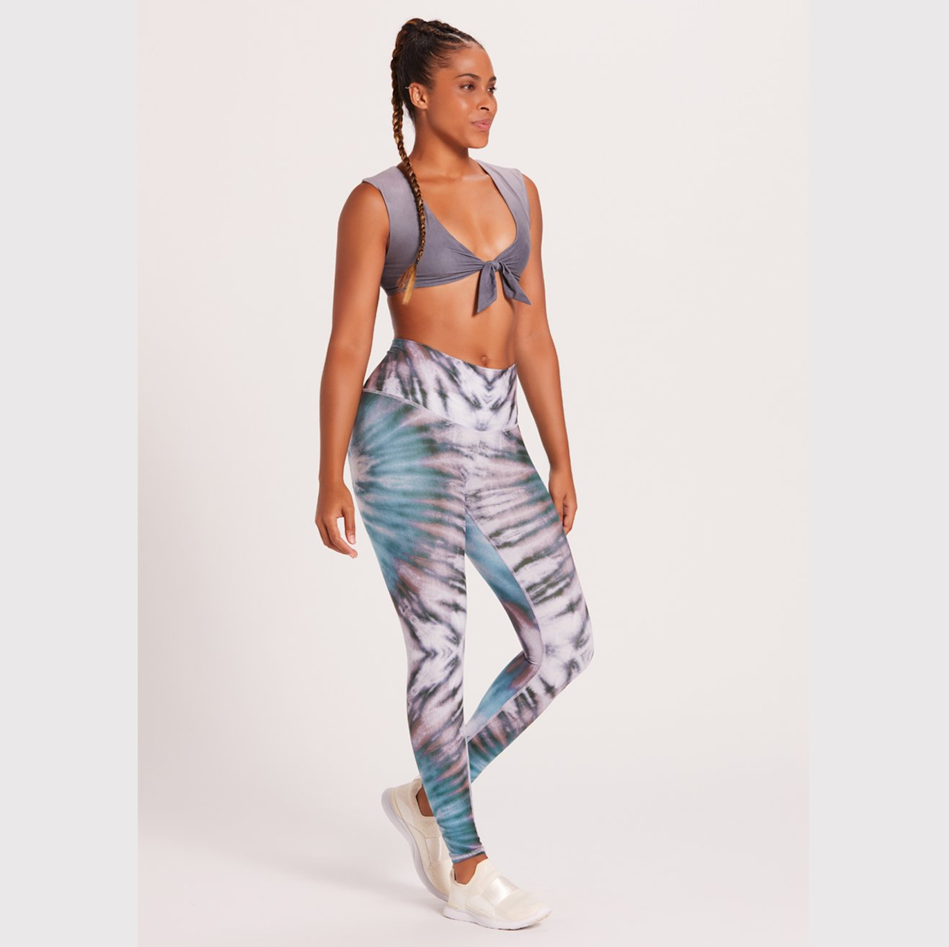 Tie Dye Coastal Barefoot Leggings - Niyama Sol - simplyWORKOUT –  SIMPLYWORKOUT