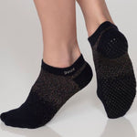 Shashi basic lurex black midnight sparkles grip socks